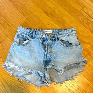 Zara jean shorts